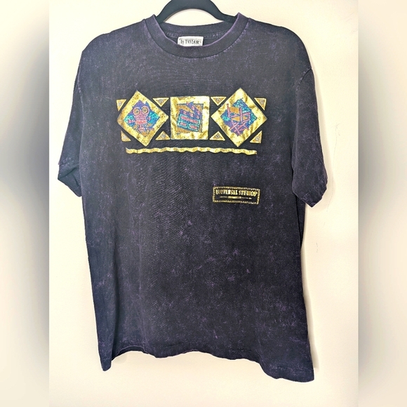 Universal Studios Vintage Tee Purple Sz L - Picture 1 of 7